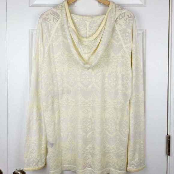 Woolrich, NWOT, Women's Semi Sheer Lightweight Long-Sleeve Hooded T-shirt, XL - Picture 2 of 5